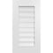 Ekena Millwork Vertical Surface Mount PVC Gable Vent: Functional, w/ 3-1/2"W x 1"P Standard Frame, 16"W x 30"H GVPVE16X3001SF - alternate 1